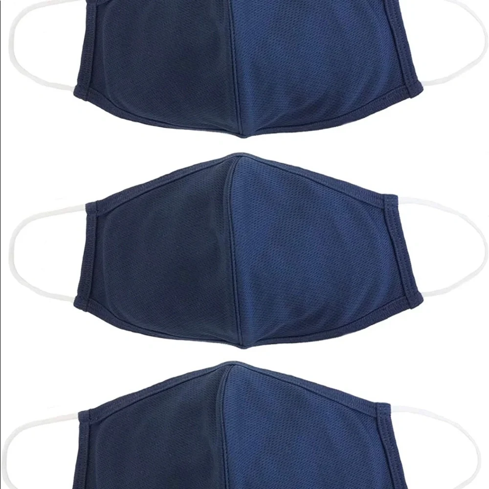 EnerPlex EXTREME Comfort XL 3-Ply Navy Blue Face Mask Reusable-BreathableComfort